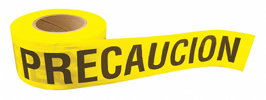 Cinta de advertencia precaución