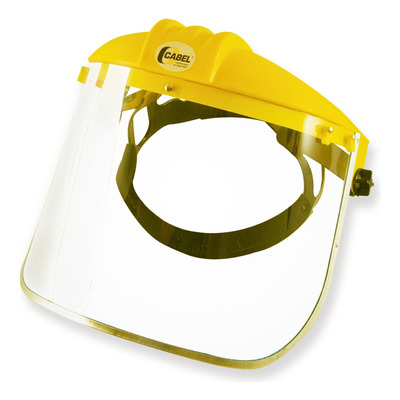 Protector facial amplio